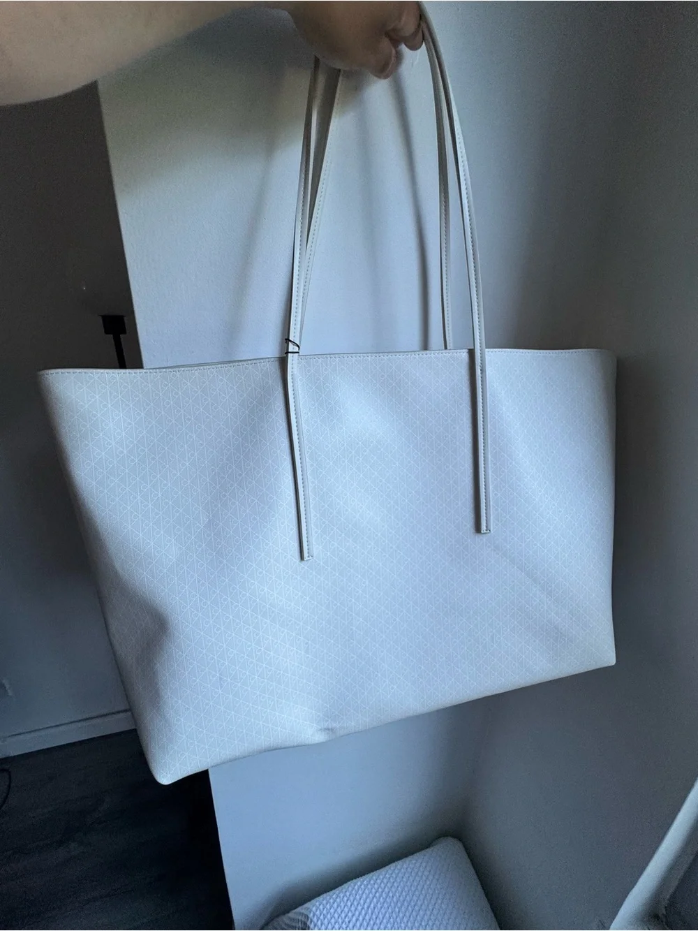Calvin Klein Large Tote with Slim Double Handles
